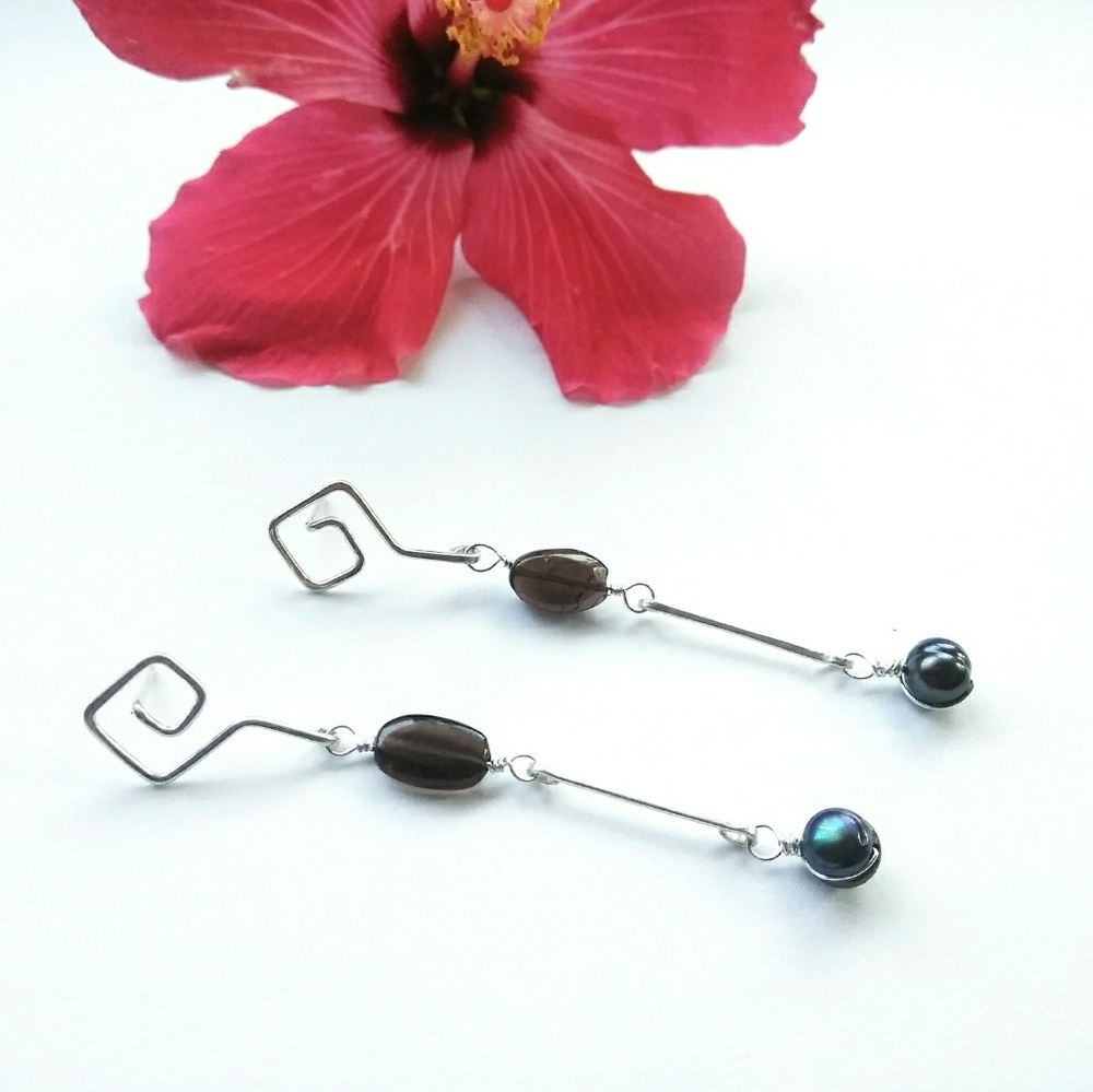 Sterling Silver Stud Earrings, Dangle earr…